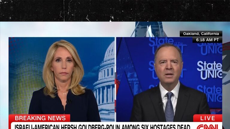 Rep. Adam Schiff Says ‘Sons of B*****s’ Who Killed Israeli Hostages Need to Be Hunted Down