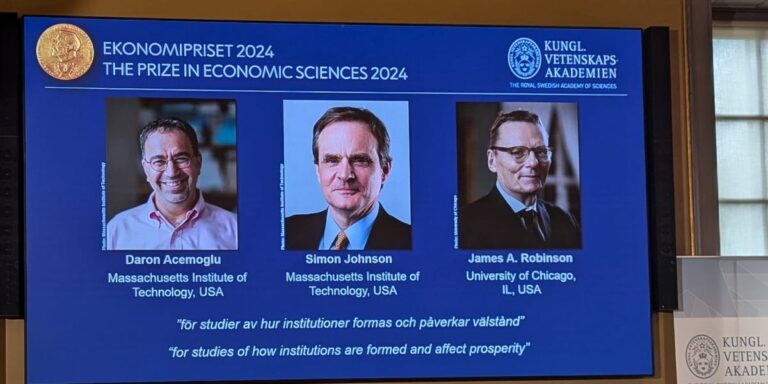 Nobel Prize for Economics Awarded to 3 US-Based Academics