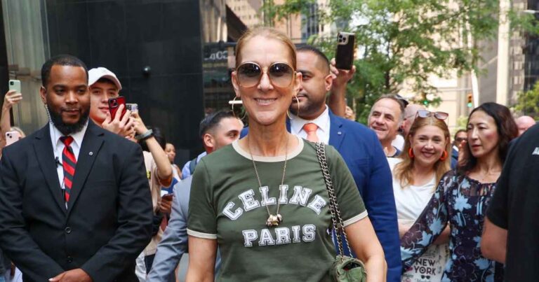 Watch Celine Dion Get Drenched in Gatorade on Sunday Night Football