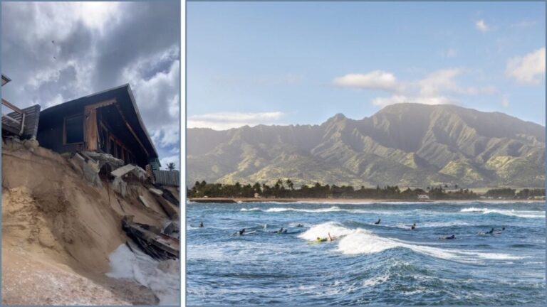Hawaii homeowner sued after house collapses into the ocean