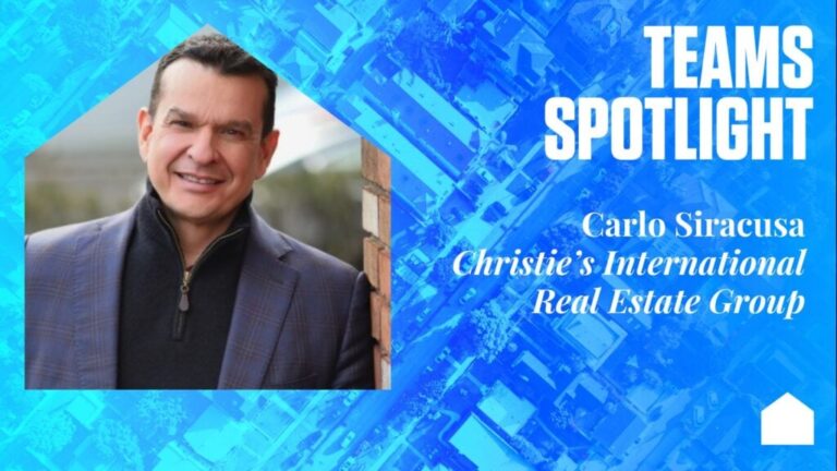 Teams Spotlight: Carlo Siracusa, Christie’s International Real Estate