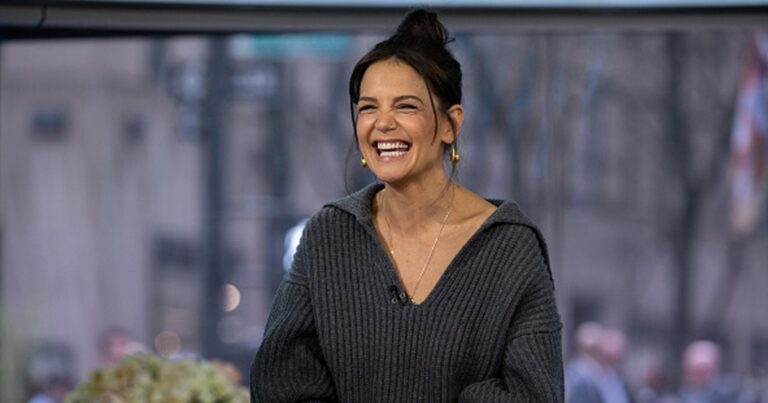 Katie Holmes’s Cashmere Sweater Look is Just $24 on Amazon