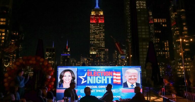 2024 Election Watching Scenes from New York City: Photos