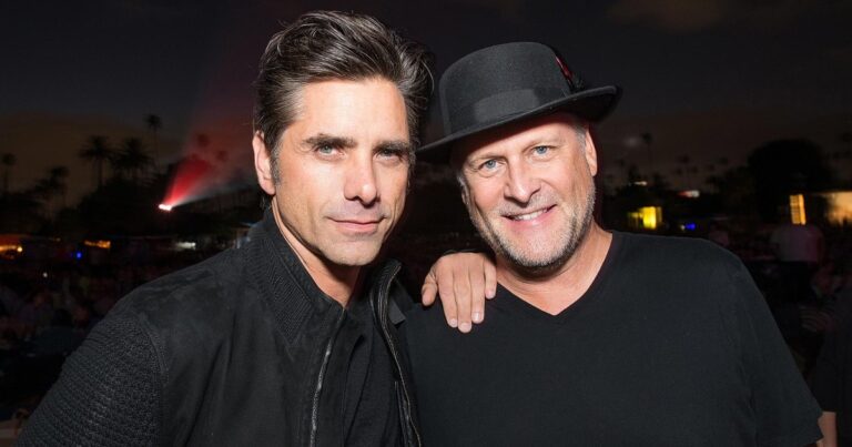 John Stamos Wears Bald Cap on Head as Dave Coulier Battles Cancer