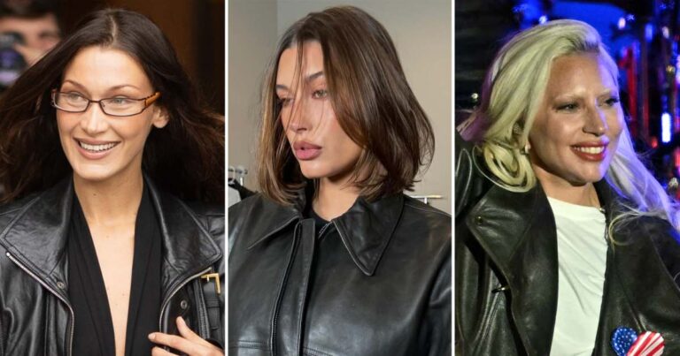 How to Rock a Leather Jacket Like Bella Hadid and More