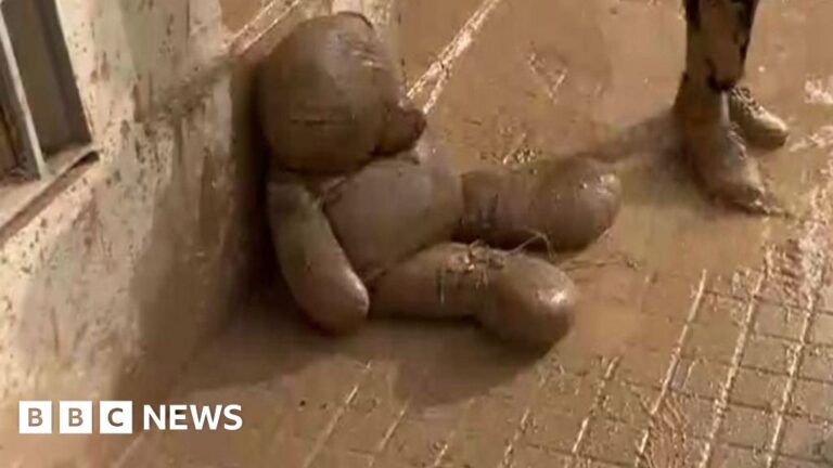 Valencia floods: 'There is just mud everywhere'