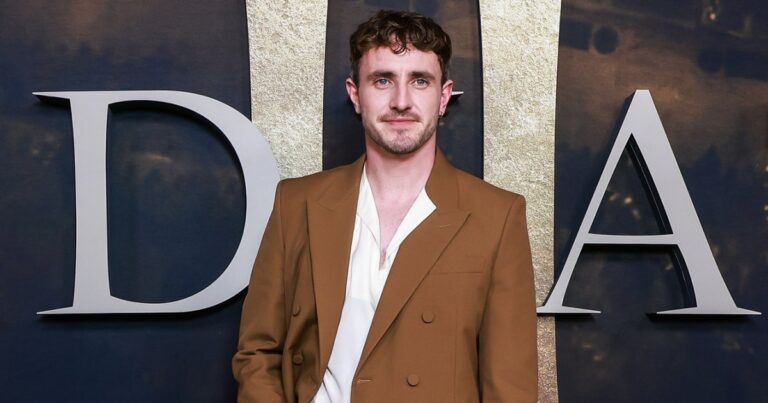 Paul Mescal Wasn’t Eager to Meet King Charles at Gladiator II Premiere