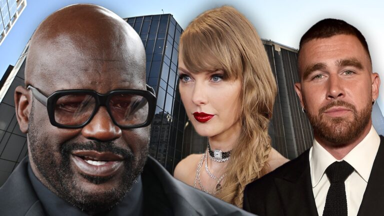 Shaq Sarcastically Thanks Taylor Swift & Travis Kelce For Not Inviting Him to Wedding