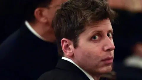 Reuters OpenAI CEO Sam Altman sitting at a dinner at the White House.