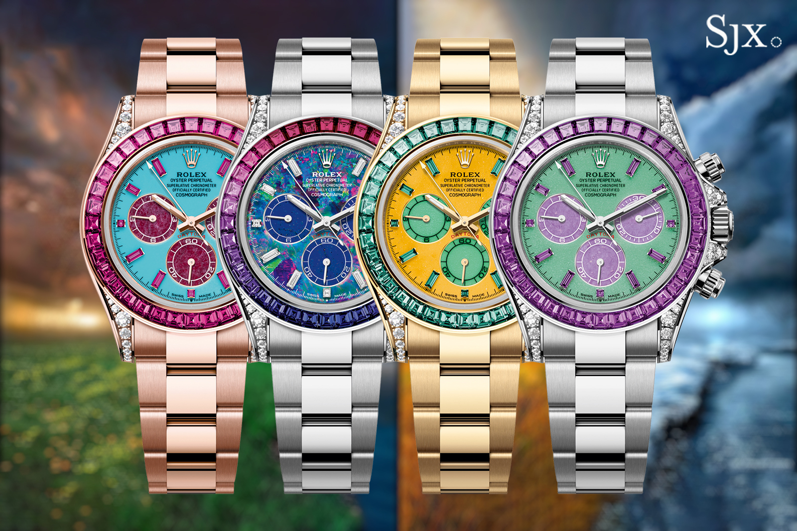 Breaking News: Rolex Unique Daytona Set “Four Seasons” to be Sold for Charity Breaking News: Rolex Unique Daytona Set “Four Seasons” to be Sold for Charity