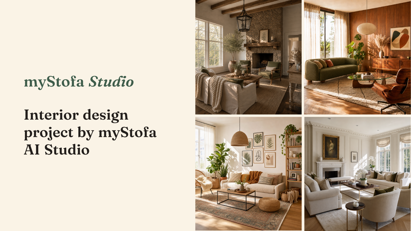 myStofa Studio Launches AI-Powered Interior Design Service Starting at $6 Per Room