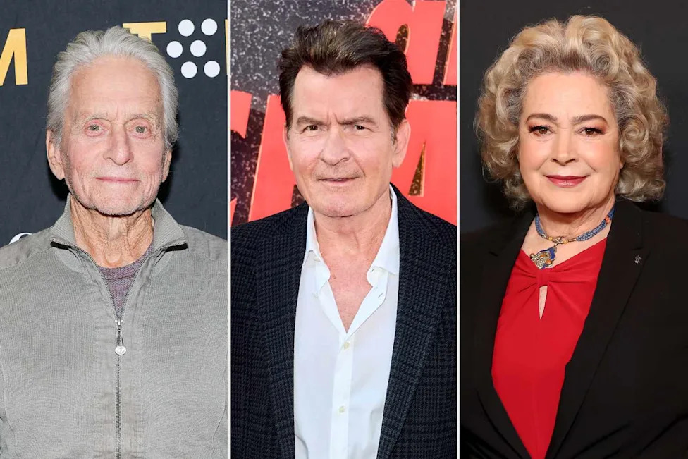 Michael Douglas; Charlie Sheen; Sean YoungCredit: Mike Coppola/Getty; Unique Nicole/Getty; Jesse Grant/Getty