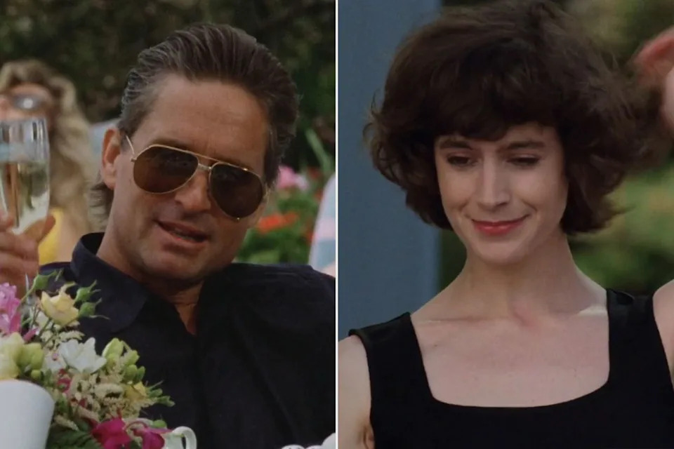 Michael Douglas and Sean Young in 'Wall Street' in 1987Credit: Twentieth Century Fox